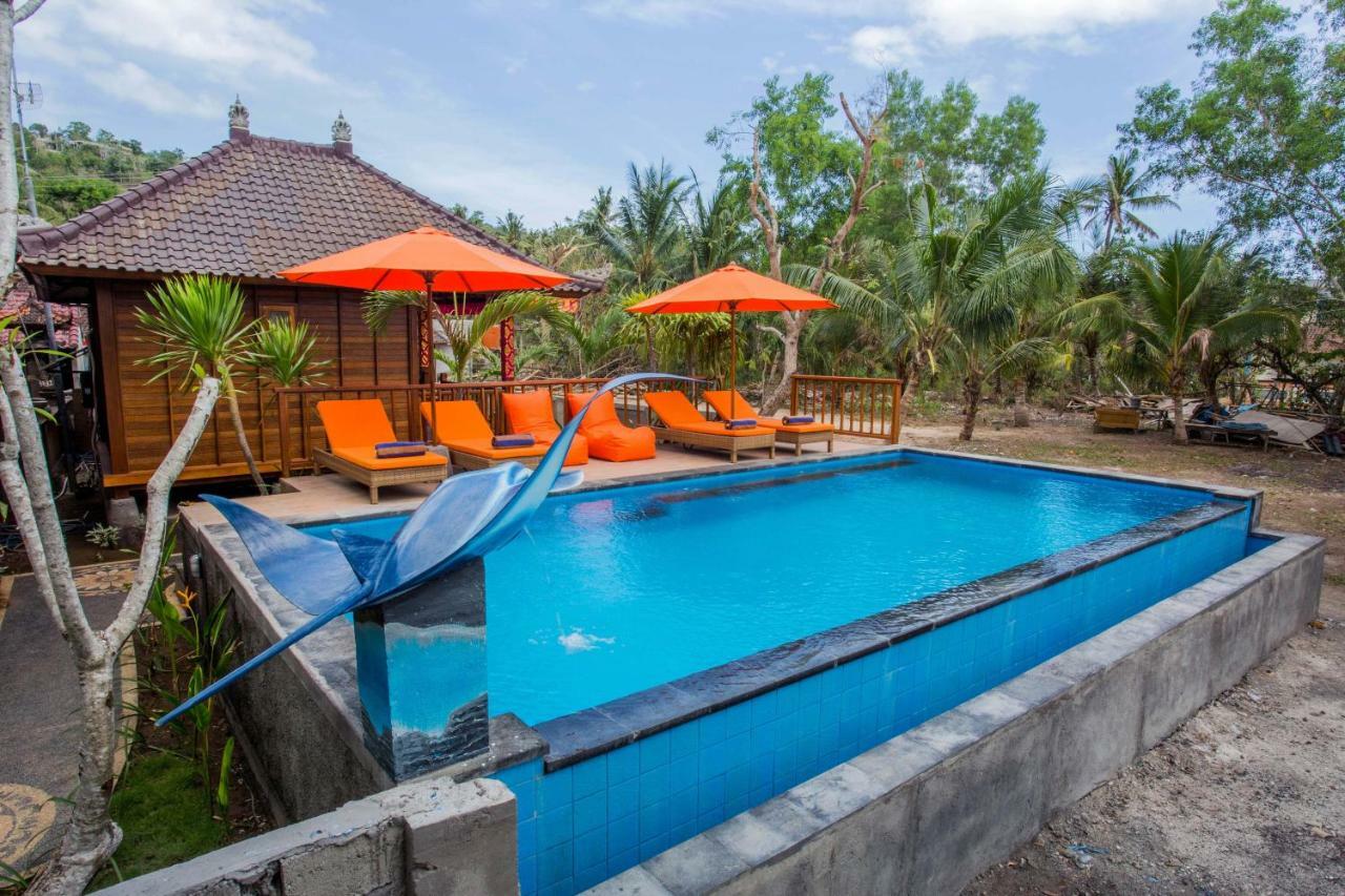 Sea Bridge Villa Ceningan Lembongan Esterno foto