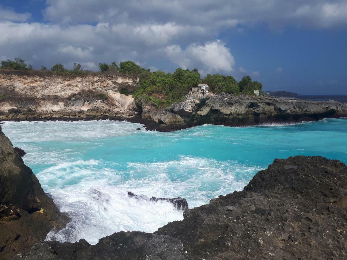 Sea Bridge Villa Ceningan Lembongan Esterno foto