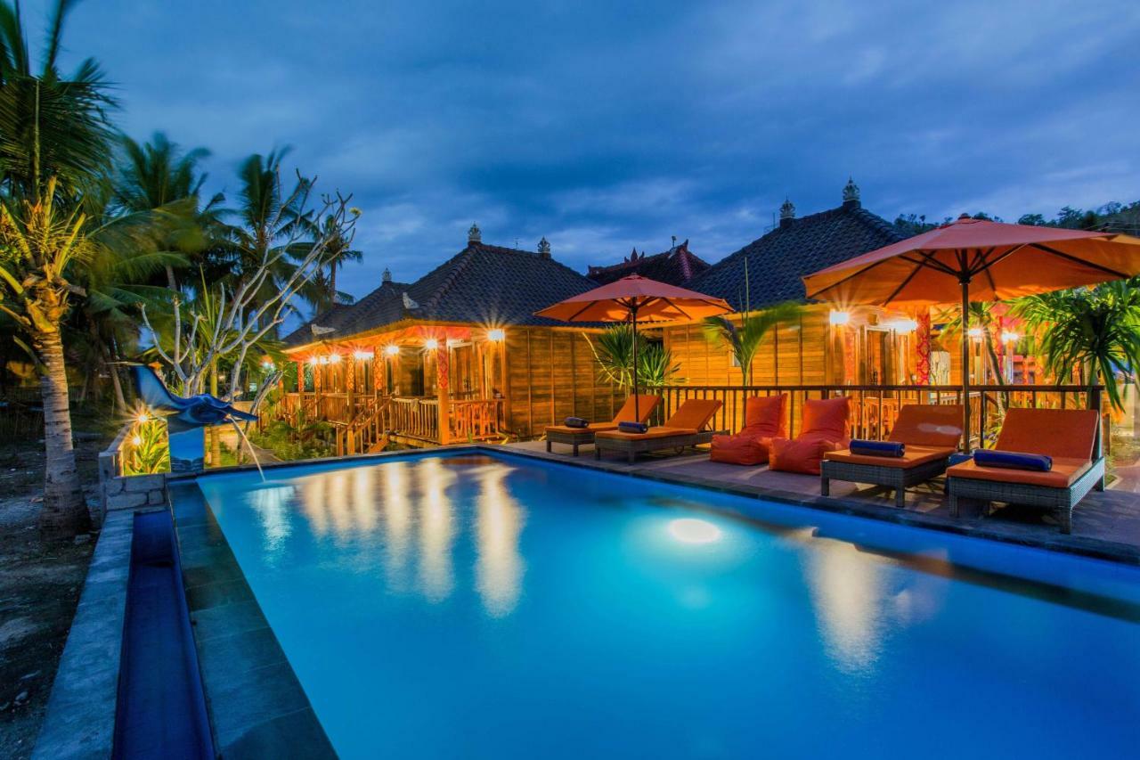 Sea Bridge Villa Ceningan Lembongan Esterno foto